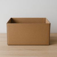 Caja organizadora de cartón, 25 cm